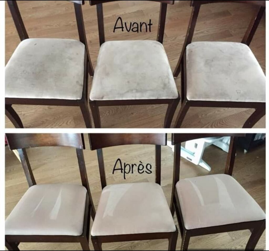Nettoyage chaises